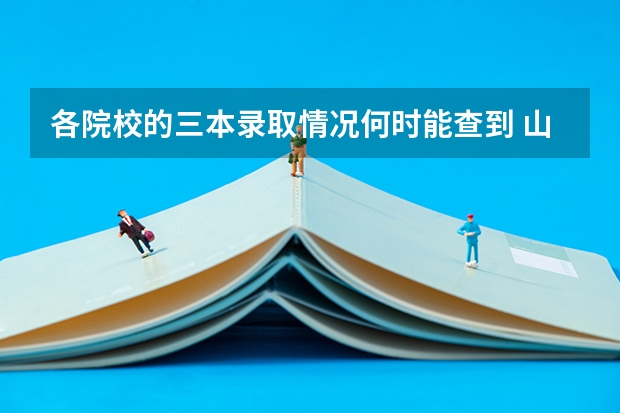 各院校的三本录取情况何时能查到 山东高考投档线排名