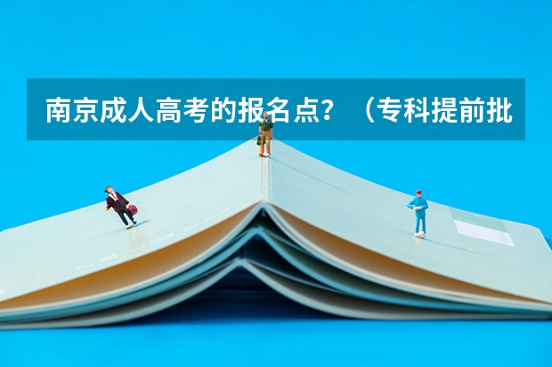 南京成人高考的报名点？（专科提前批报名流程）
