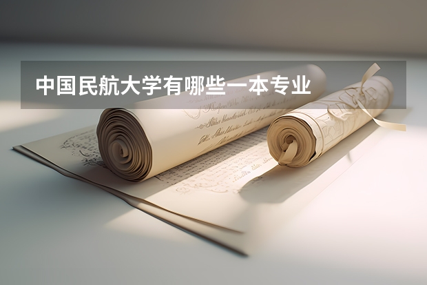 中国民航大学有哪些一本专业